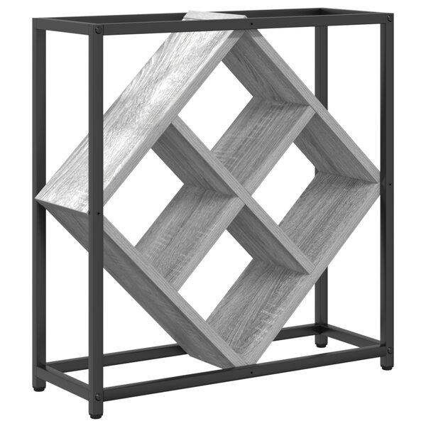 vidaXL Housse à vin Gris Sonoma 51x18x52 5 cm en bois aggloméré