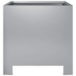 vidaXL Jardinières 2 Pièces 30x30x30 cm acier galvanisé