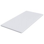 vidaXL Surmatelas en mousse à mémoire 120 x 200 cm Thick Doux Blanc