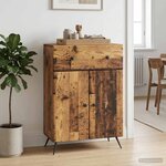 vidaXL Buffet Bois ancien 66 x 34 5 x 90 cm Bois d'ingénierie