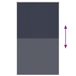 vidaXL Store enrouleur occultant 120 x 175 cm bleu