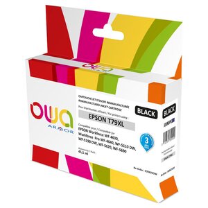 Cartouche d'encre remanufacturée, compatible pour epson t7901 - noir (blister 1 unité)