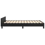 vidaXL Cadre de lit sans matelas noir 120x200 cm similicuir