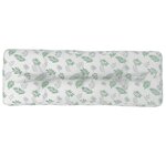 vidaXL Coussin de palette à motif de feuilles 120x40x12 cm Tissu
