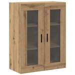 vidaXL Armoires Murales 2 Pièces Chêne Artisan 69.5 x 34 x 90 cm - Bois Réalisé