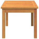 vidaXL Table basse Marron Bois d'acacia massif