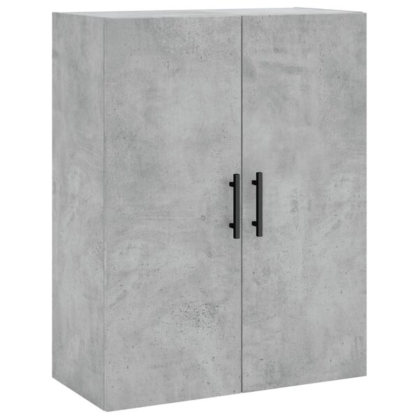 vidaXL Armoire murale gris béton 69 5x34x90 cm