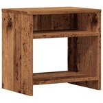 vidaXL Tables de chevet 2 Pièces vieux bois 40x30x40 cm bois d'ingénierie