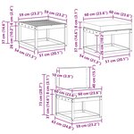 vidaXL Ensemble de canapés d'extérieur 6 Pièces Blanc et Beige