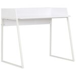 vidaXL Bureau Blanc 90x60x88 cm