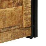 vidaXL Coffre de rangement - 40 x 40 x 40 cm  Bois de mangue massif brut