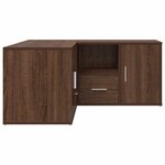 vidaXL Armoire d'angle chêne marron 160x40x45 cm bois d'ingénierie