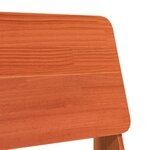 vidaXL Chaise de jardin cire marron 60x64x70 5 cm bois de pin massif