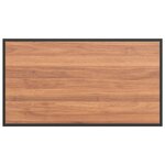vidaXL Ensemble de salle à manger pour jardin 2 Pièces Taupe Acier