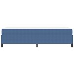 vidaXL Cadre de lit avec matelas Bleu 80 x 200 cm tissu