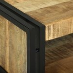 vidaXL Table basse 90x50x38 cm Bois brut de mangue