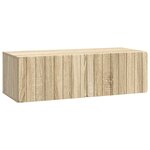 vidaXL Meuble TV mural Chêne Sonoma 98 x 41 x 30 cm Bois d'ingénierie