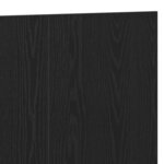 vidaXL Tête de lit Chêne noir 240 x 1 5 x 80 cm Bois d'ingénierie