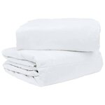 vidaXL Duvet 2-en-1 Blanc 240 x 200 cm Plume