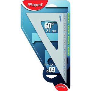 MAPED Equerre 60° Grand Côté - 21 cm