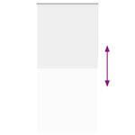 vidaXL Store enrouleur occultant largeur du tissu 105 7 cm polyester