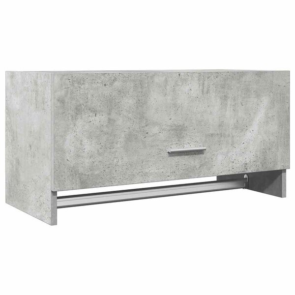 vidaXL Garde-robe gris béton 70x32 5x35 cm bois d'ingénierie