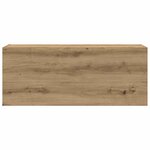 vidaXL Armoire murale de bain chêne artisanal bois d'ingénierie