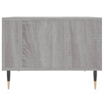vidaXL Table basse Sonoma gris 60x50x36 5 cm Bois d'ingénierie