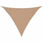 vidaXL Voile d'ombrage 160 g/m² Taupe 4x4x5 8 m PEHD