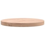 vidaXL Dessus de table Ø30x2 5 cm rond bois massif de hêtre