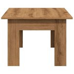 vidaXL Table basse chêne artisanal 100x60x42 cm bois d'ingénierie