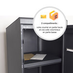 Boite à colis Twin XL Gris anthracite 0206 MS