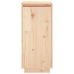 vidaXL Armoire à chaussures 35x35x80 cm Bois de pin massif