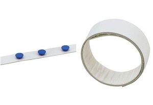 Ruban magnétique  (L)35 mm x (l)5m  blanc DURABLE