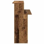vidaXL Bureau de réception vieux bois 100x50x103 5cm bois d'ingénierie