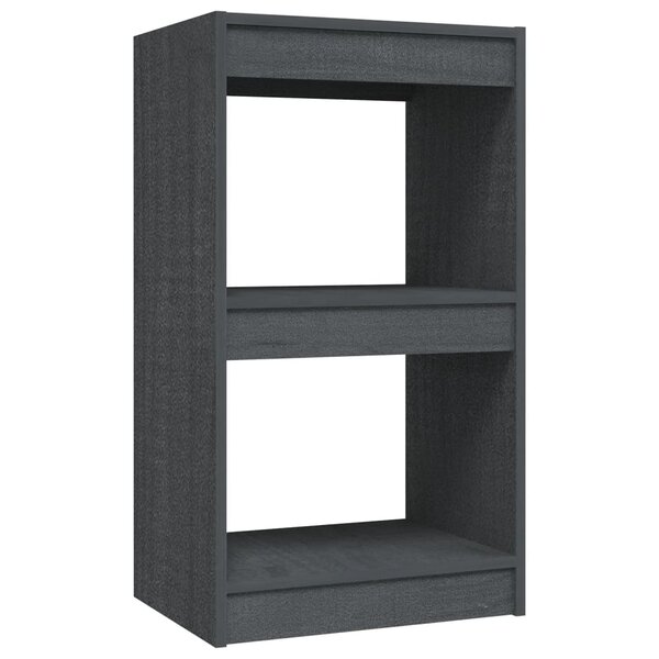 vidaXL Bibliothèque Gris 40x30x71 5 cm Bois de pin massif