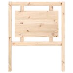 vidaXL Tête de lit 80 5x4x100 cm Bois massif de pin