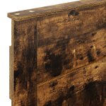 vidaXL Tête de lit Chêne fumé 100 cm Bois d'ingénierie