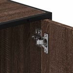 vidaXL Armoire de lavabo de salle de bain chêne marron 90x33x60 cm