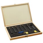 vidaXL Jeu d’outils de tournage indexables 12 Pièces 16x16 mm 100 mm