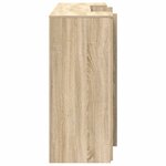 vidaXL Bureau réception chêne sonoma 200x50x103 5 cm bois d'ingénierie