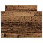 vidaXL Cadre de lit sans matelas vieux bois 90x200 cm bois ingénierie