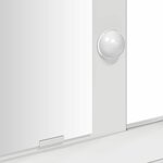 vidaXL Table de Toilette Blanc 100 x 41 x 140 cm Bois d'ingénierie