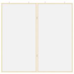 vidaXL Tableau blanc magnétique Blanc 100 x 1.4 x 100 cm