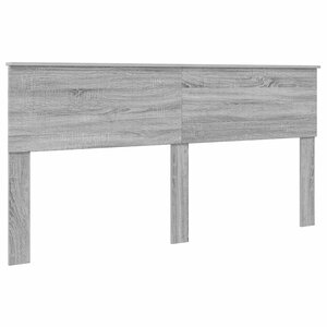 vidaXL Tête de lit Gris Sonoma 180 cm Bois d'ingénierie