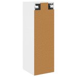 vidaXL Cabinet de Salle de Bain Mural Blanc 33 x 34 5 x 60 cm