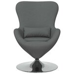 vidaXL Fauteuils  Relax et Fauteuils-Lits Gris foncé