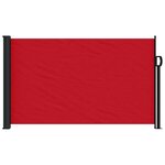 vidaXL Auvent latéral rétractable rouge 120x600 cm