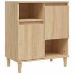 vidaXL Buffets 2 Pièces chêne sonoma 60x35x70 cm bois d'ingénierie