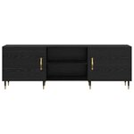 vidaXL Meuble TV Chêne noir 150 x 30 x 50 cm Bois d'ingénierie